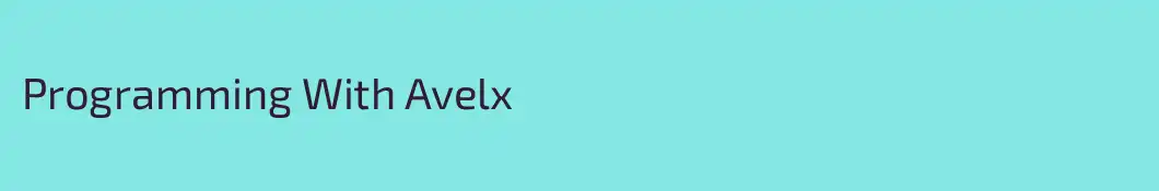 Programming With Avelx
